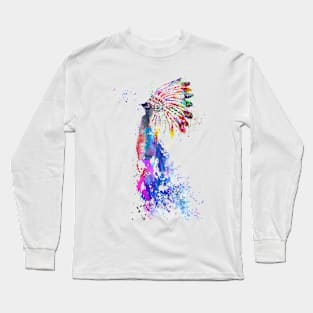 Aztec peacock Long Sleeve T-Shirt